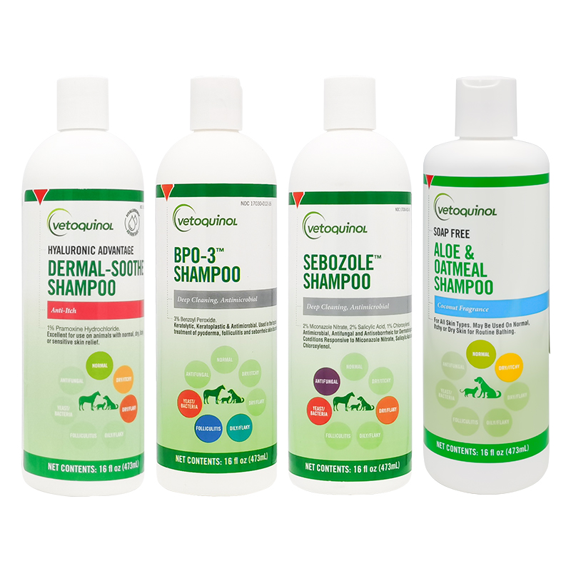 法国威隆狗皮肤药浴香波清洁细菌真菌必飘爽宝皮屑清洁护理犬猫用 - 图3