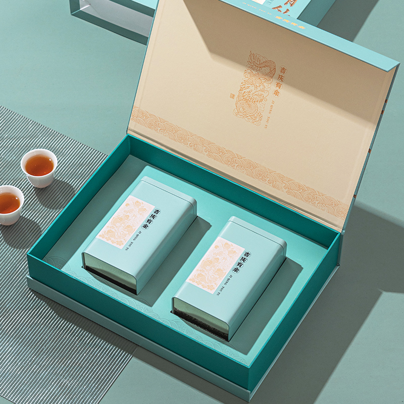 2025新款茶叶包装盒空礼盒绿茶红茶白茶包装茶叶盒礼盒装空盒定制 - 图0