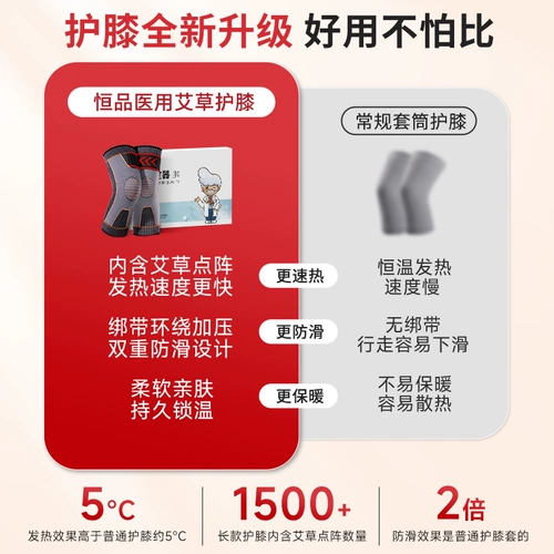 Наколенники из полыни, медицинские травмы мениска, саморазогрев суставов, тепло для мужчин и женщин, больных ревматизмом, старые холодные ноги, плюс бархат на все времена года.