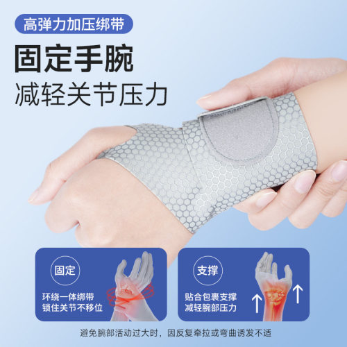 医用护腕手腕腱鞘炎扭伤固定男女健身运动专用护套薄款劳损鼠标垫 - 图2