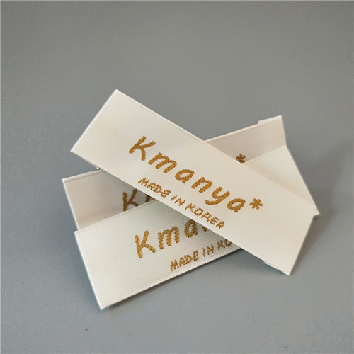 通用现货服装领标韩国制造made in kore标织唛印唛洗水唛号码标 - 图0