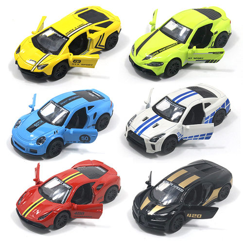 1/43合金汽车模型仿真跑车警车玩具车男孩玩具小汽车金属儿童礼物 - 图2