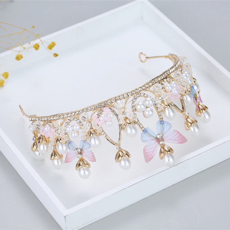 新款儿童皇冠头饰公主生日演出走秀学生小孩王冠金色表演女童发饰,淘宝优惠券,粉丝福利购,淘宝优惠卷