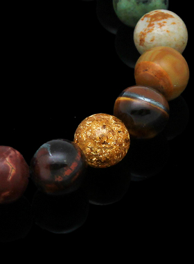 solo官方正品宇宙行星矿石手环