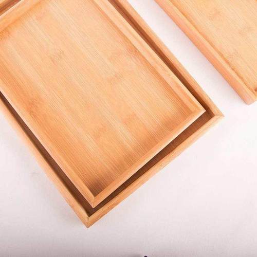 Hotel tray rectanular tray rectanular wooden wood rectan - 图2