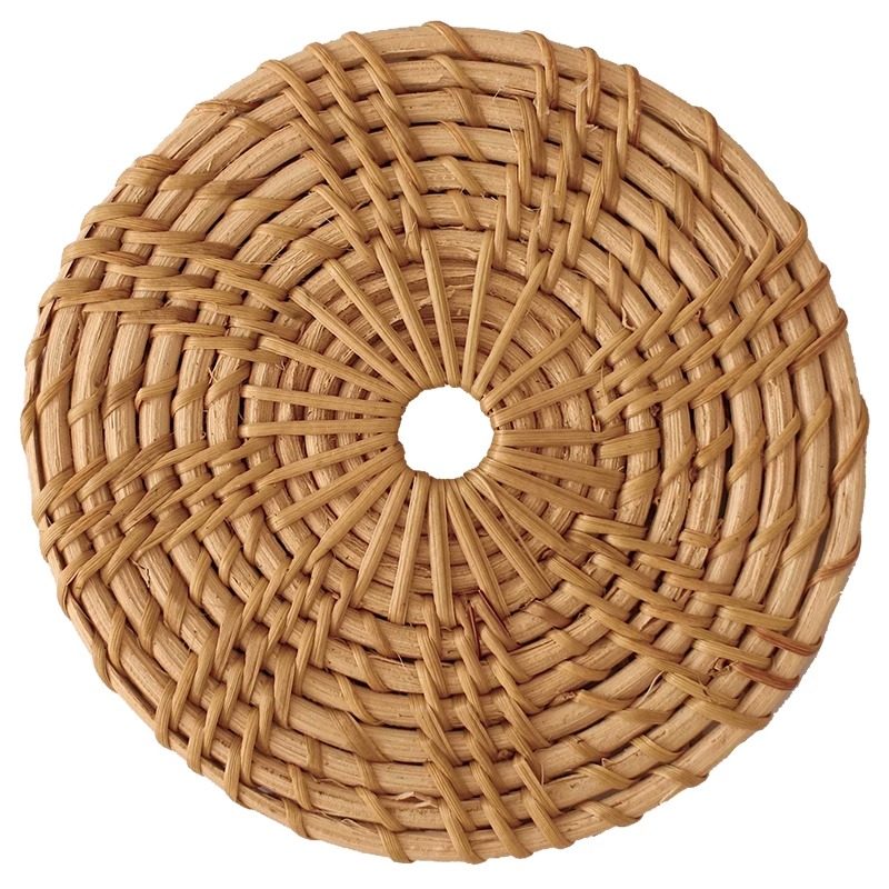 ins中式隔热垫子手工藤编防烫锅垫碗垫耐高温餐桌垫盘子垫杯垫茶,淘宝优惠券,粉丝福利购,淘宝优惠卷