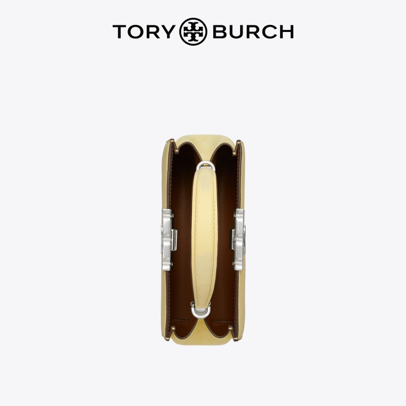 【季末礼遇】TORY BURCH 汤丽柏琦 ELEANOR迷你纹理手提包 154817 - 图3