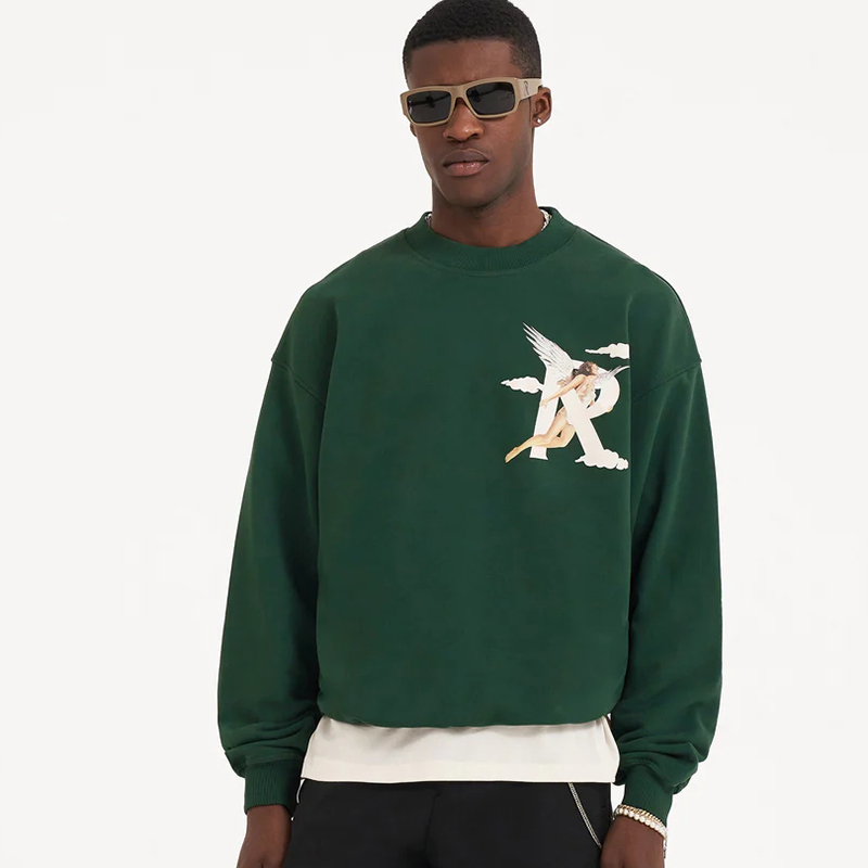 REPRESENT 正品 潮牌 男士天使图案时尚套头圆领卫衣 M04272 - 图0