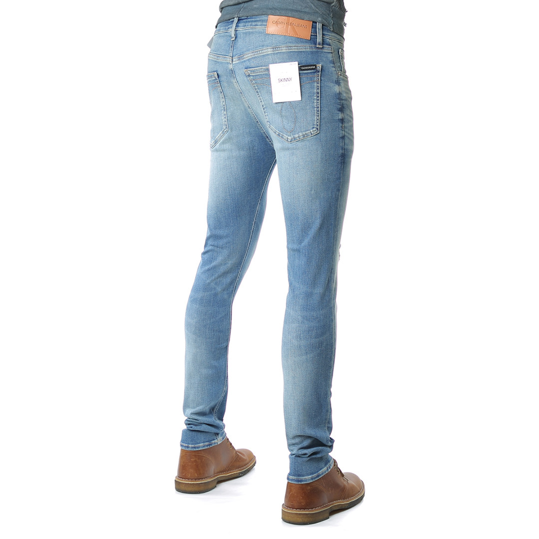 calvin klein男士修身破洞牛仔裤 叁仟良品海外牛仔裤