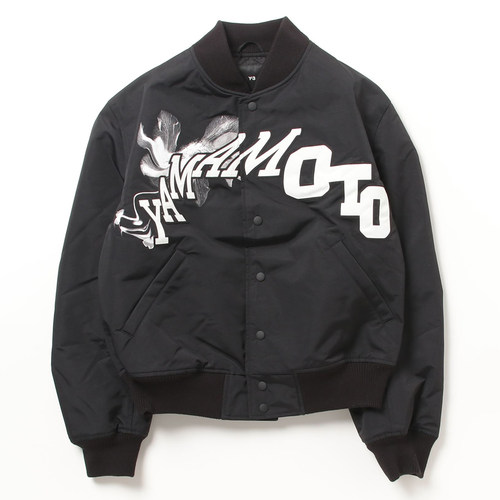 Y3 Y-3 海外直邮 正品 男士潮牌刺绣棒球服夹克外套情侣款 IR7105 - 图3