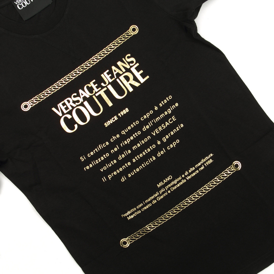 versace /范思哲vj烫金男士t恤 叁仟良品海外T恤