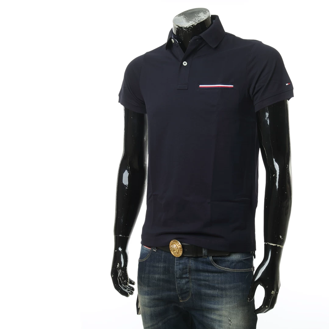 TOMMY HILFIGER Tommy Hill Ferig Мужчины повседневная футболка поло короткий рукав mw0mw13156