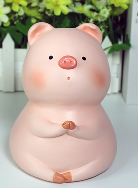可爱风存取大容量储钱新年牛小猪
