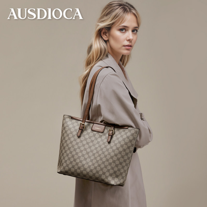 托特包女式2026新款时尚大容量印花手提包妈妈包休闲女士单肩大包,淘宝优惠券,粉丝福利购,淘宝优惠卷