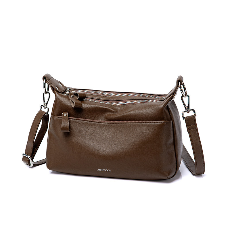 真皮女包2025新款时尚多隔层单肩包中年妈妈包头层牛皮女士斜挎包,淘宝优惠券,粉丝福利购,淘宝优惠卷