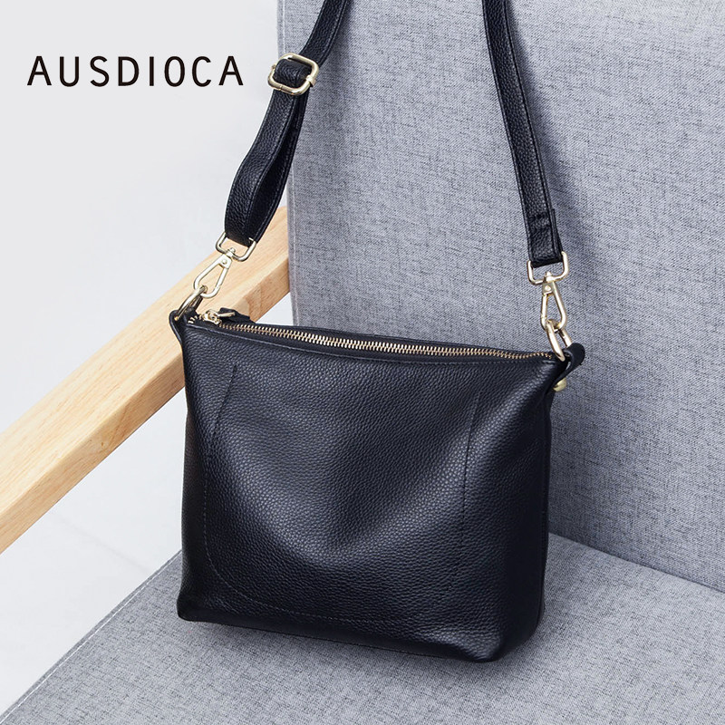 澳迪佳女2023新款纯皮斜挎小包包 澳迪佳女士包袋