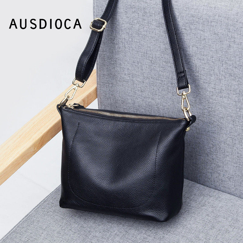 澳迪佳女2023新款纯皮斜挎小包包 澳迪佳女士包袋