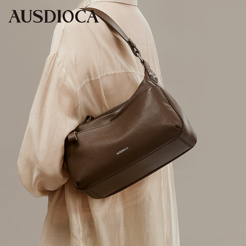 真皮女包2025新款时尚多隔层单肩包中年妈妈包头层牛皮女士斜挎包,淘宝优惠券,粉丝福利购,淘宝优惠卷