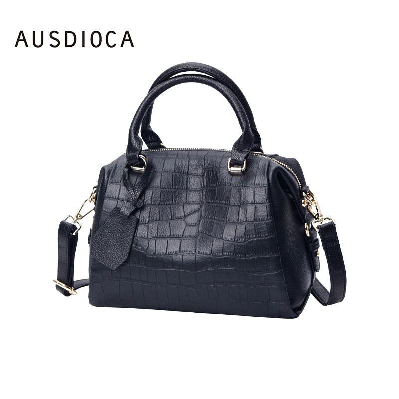 澳迪佳女式真皮2021新款波士顿包 澳迪佳女士包袋