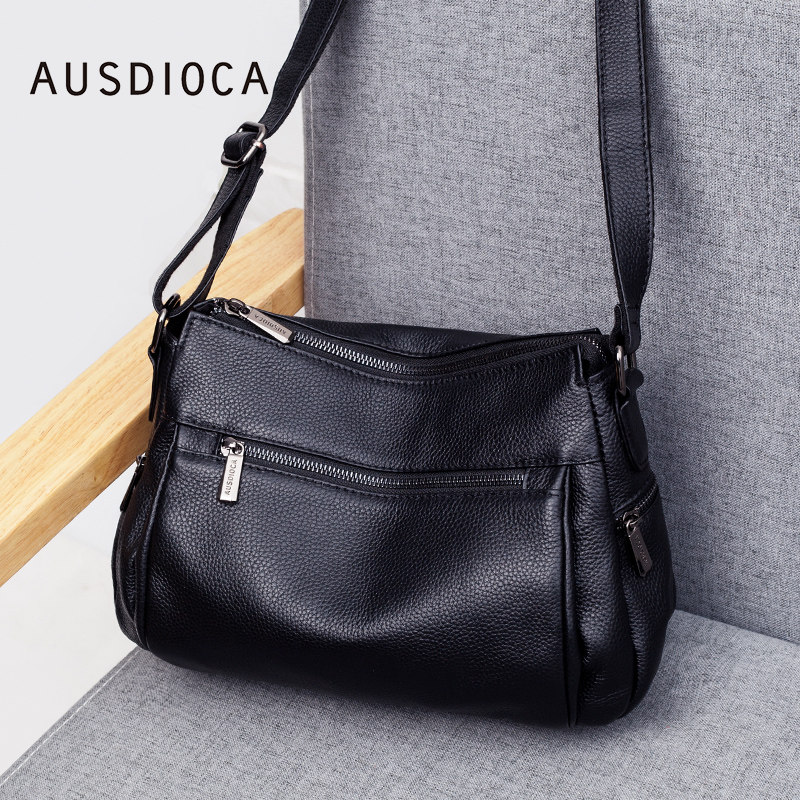 真皮包包女2025新款中年妈妈包斜挎包时尚女士大容量高级感单肩包,淘宝优惠券,粉丝福利购,淘宝优惠卷