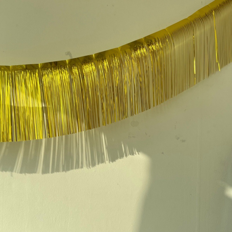 新年圣诞节装饰拉花雨丝氛围珠宝咖啡馆商店店铺道具布置跨年套装 - 图1