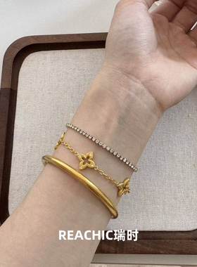 不掉色！满钻手链超闪叠戴百搭