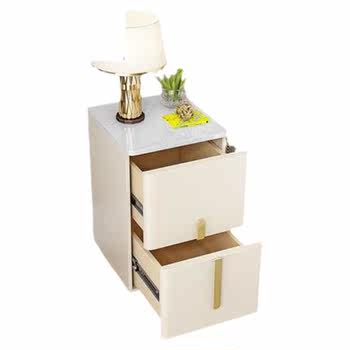 New manroni bedside table mini bedside table light Luxury ins mini bedside table ຫ້ອງນອນຂະຫນາດນ້ອຍທີ່ທັນສະໄຫມງ່າຍດາຍ