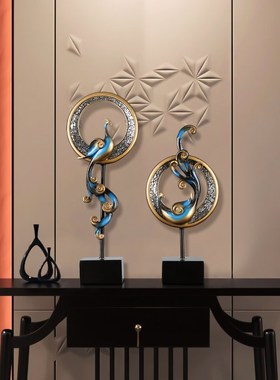 优选欧式电视酒柜l摆件家居现代简约美式样板房摆设创意客厅玄关