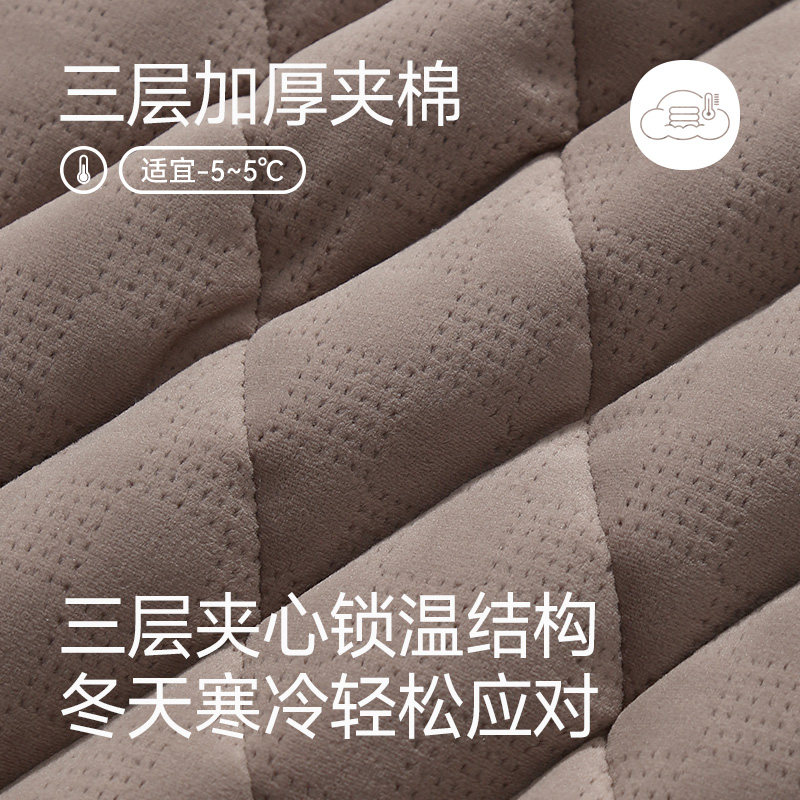 芬腾男士睡衣冬季珊瑚绒夹棉三层加厚抗静电加绒加大码家居服套装,淘宝优惠券,粉丝福利购,淘宝优惠卷