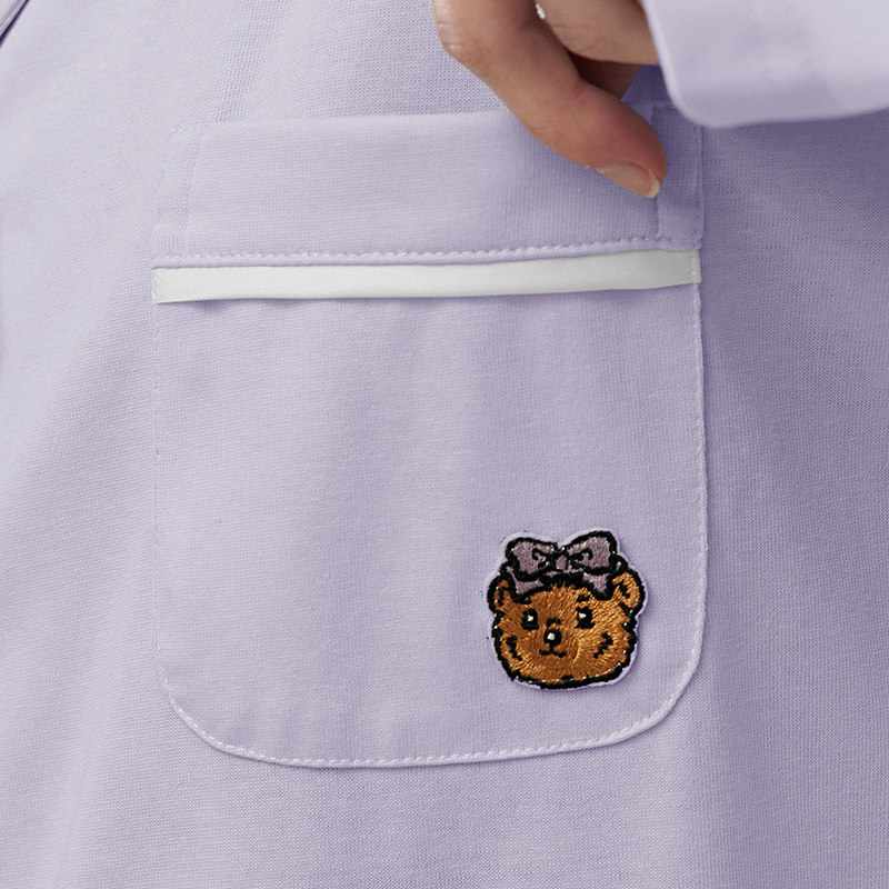 芬腾情侣春秋款卡通套装长袖睡衣 芬腾outlets店睡衣/家居服套装