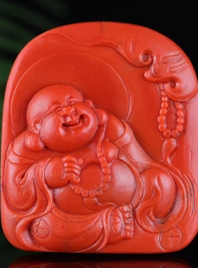 凉山南红玛瑙仿古龙螭龙挂件苏工柿子红玫红瑞兽苍龙饕餮玄武吊坠