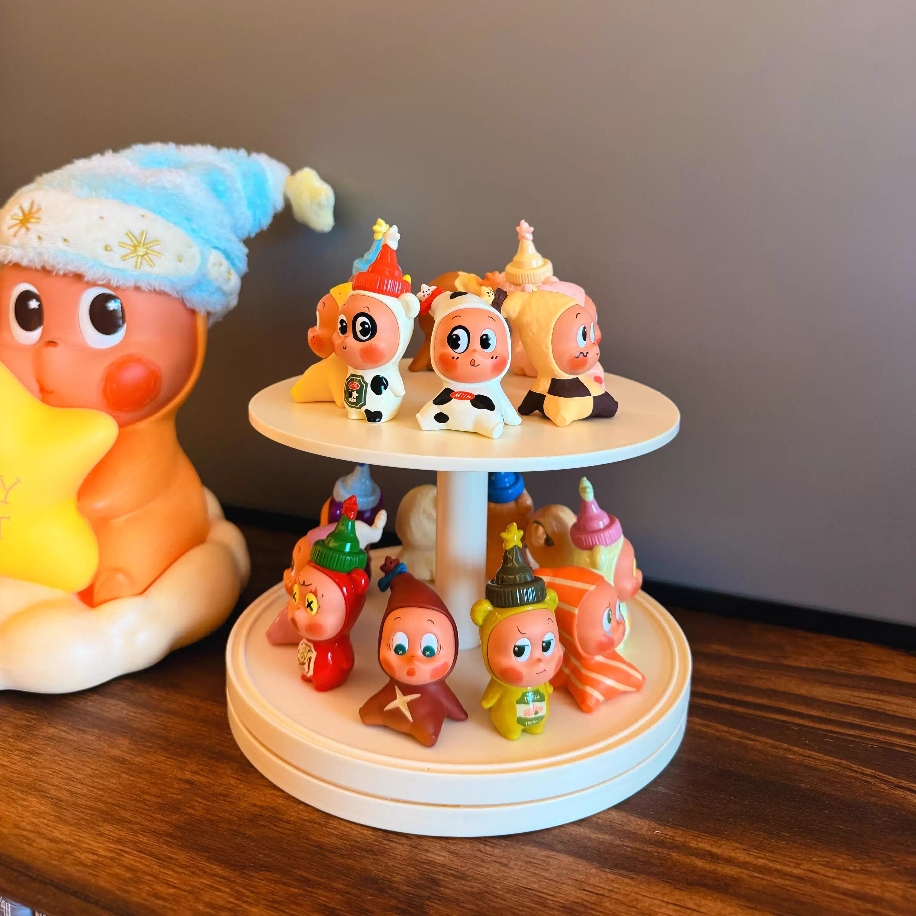 【旋转屋】盲盒展示置物架手办展示柜透明保护罩展示摆台娃娃公仔,淘宝优惠券,粉丝福利购,淘宝优惠卷