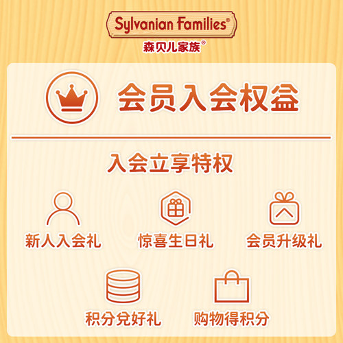 森贝儿家族梦幻家园组合套装女孩过家家玩具仿真房子城堡生日礼物 - 图3