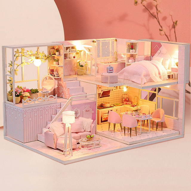 DIY cottage villa handmade princess mini