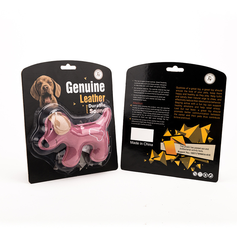 TT狗玩具宠物牛皮发声耐咬小型犬耐咬磨牙法斗狗训练宠物互动用品 - 图3