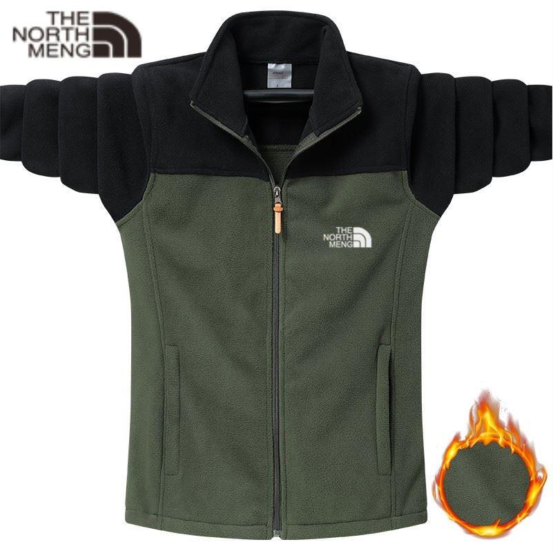 欧洲站~质感之选！摇粒绒抓绒外套女男秋冬加绒爸爸装冲锋衣内胆 - 图3