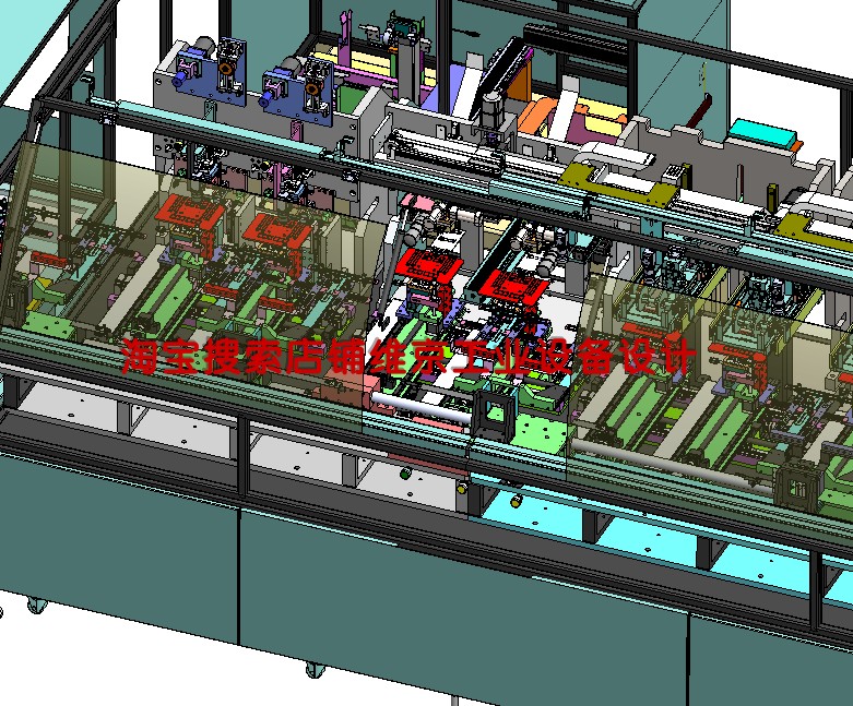 OLED COF Bonding设备图纸电路板封装芯片设备半导体行业设备图纸 - 图1