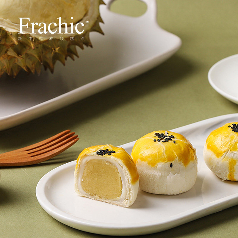 frachic法兰巧心55g*6枚榴莲酥 法兰巧心传统糕点