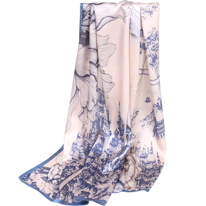 真丝丝巾礼盒装桑蚕丝时尚外搭披肩夏季送妈妈苏州空调房披肩围巾,淘宝优惠券,粉丝福利购,淘宝优惠卷