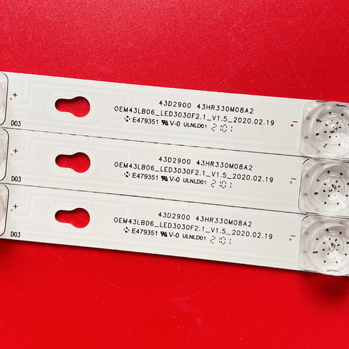 全新适用TCL L43F3800A/43P1A-F/D43A810灯条4C-LB4308-ZM02J/01J - 图1