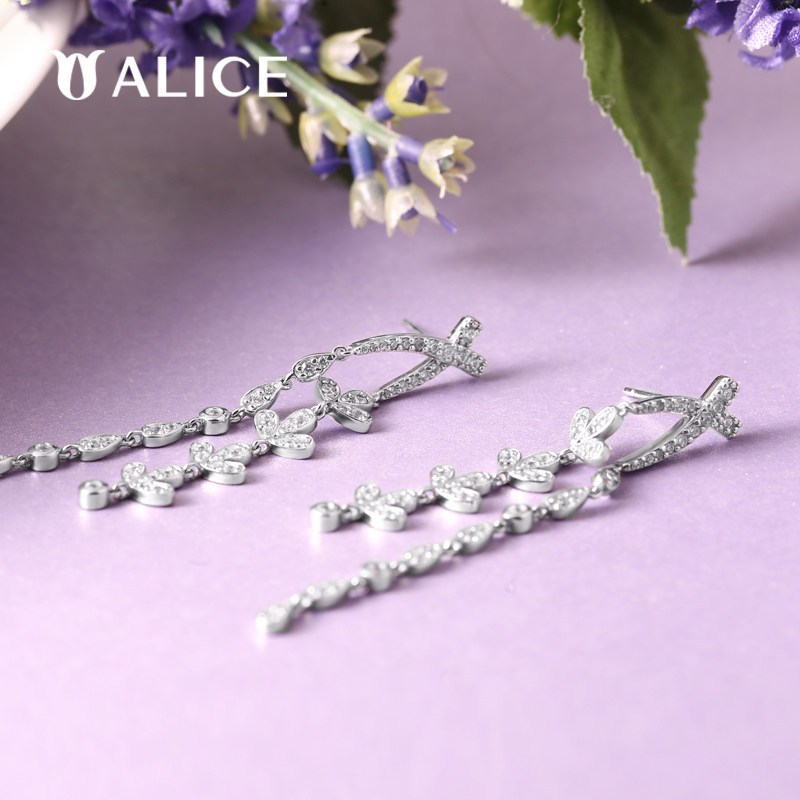 alice爱丽丝珠宝薰衣草系列银耳钉 ALICE珠宝耳环