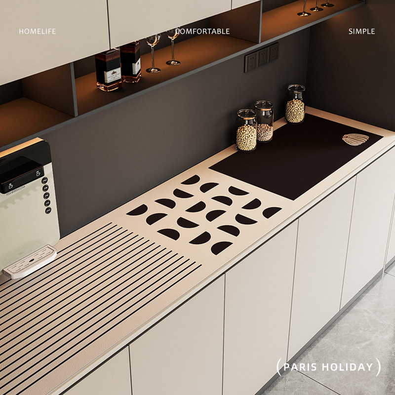 餐边柜轻奢高级感防水防油玄关桌面垫桌垫鞋柜电视柜垫台面保护垫,淘宝优惠券,粉丝福利购,淘宝优惠卷