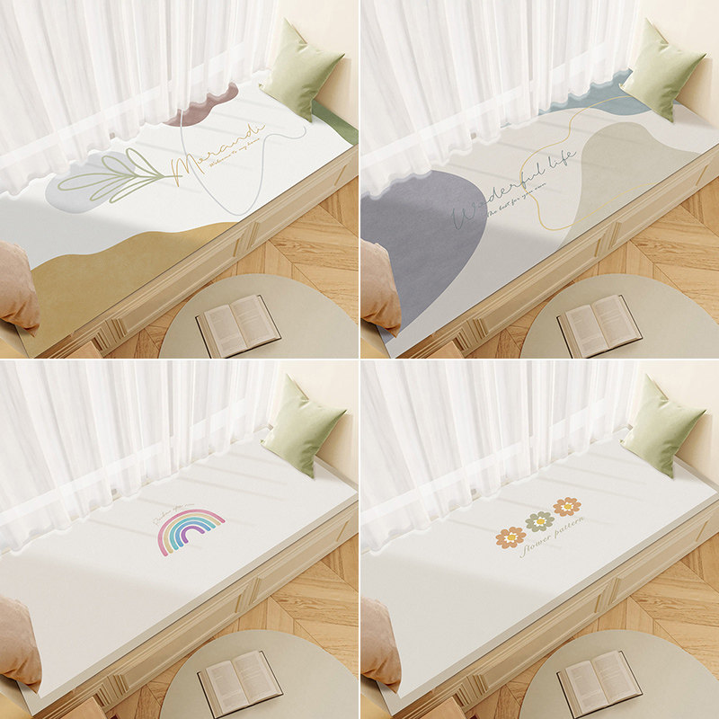 Small fresh bay window mat waterproof all seasons anti-slip
