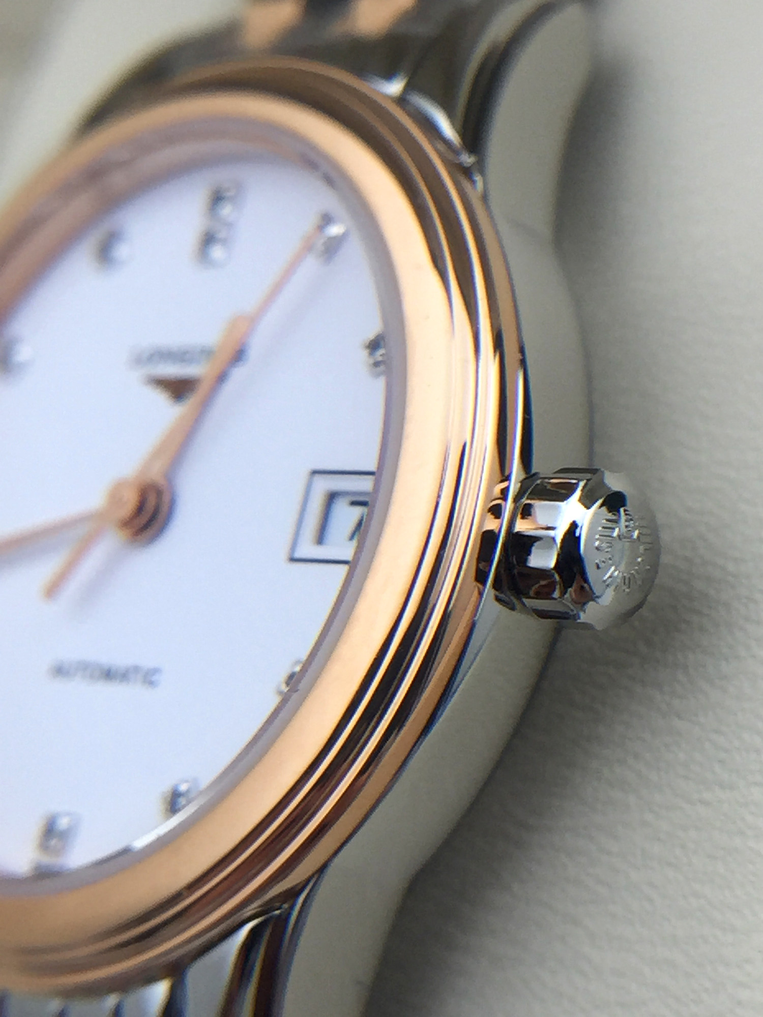 瑞士浪琴longines军旗系列机械女表 运洪金海外瑞士腕表