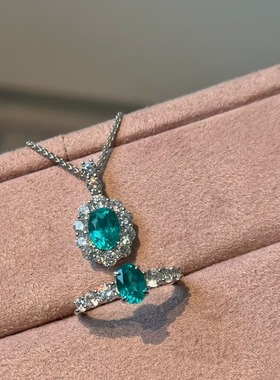 复古高级感满钻项链轻奢