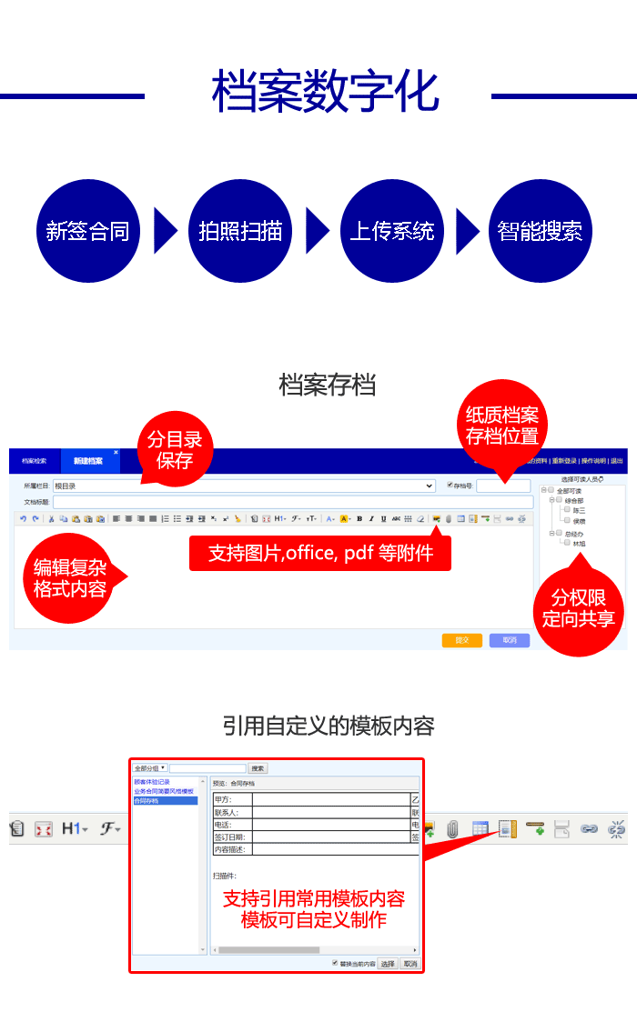 多用户普及版文件档案管理软件系统企业公文合同资料整理归档软件 - 图1