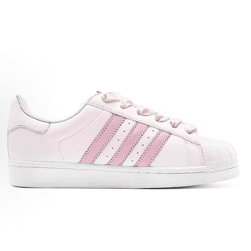 Adidas originals 贝壳头玫瑰音律时尚百搭休闲板鞋女子定制鞋,淘宝优惠券,粉丝福利购,淘宝优惠卷