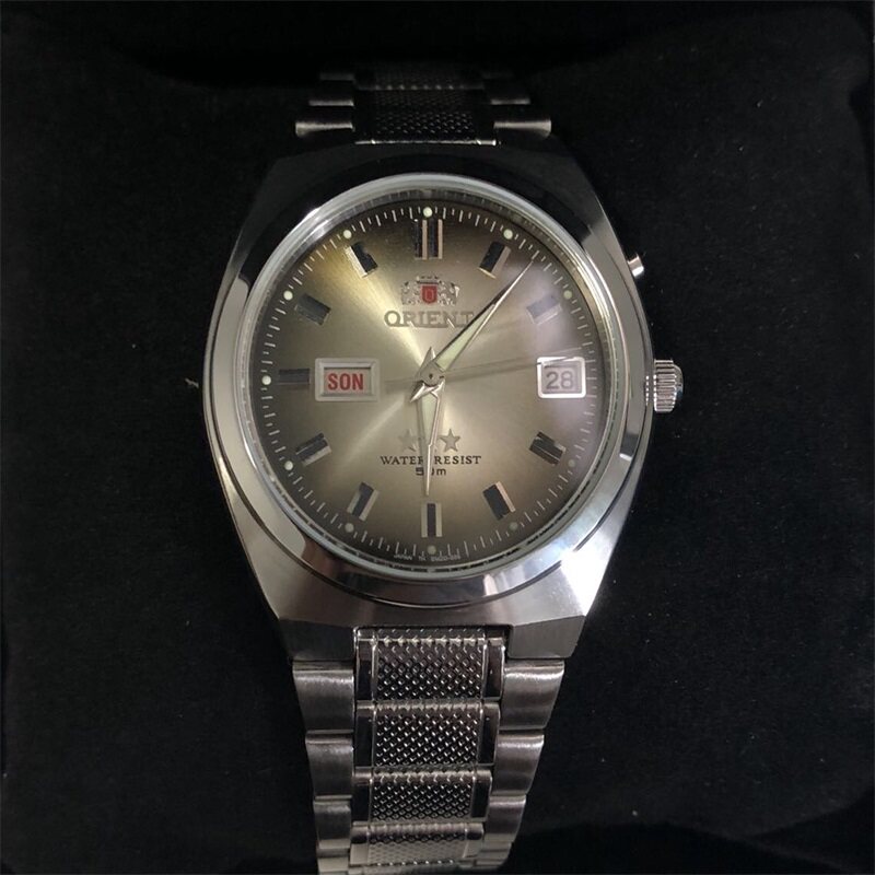 东方双狮全自动机械男经典怀旧手表 上海diamond手表国产腕表