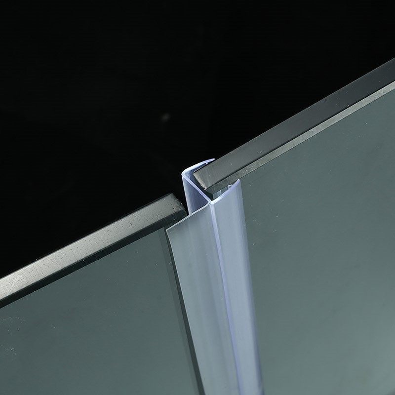 玻璃门装饰格条塑料淋浴房推拉卫生间浴室包边封边封边条扣条胶条