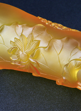 热销供佛花瓶佛前莲花宝瓶家用古法琉璃观音莲花供花瓶供佛佛具用